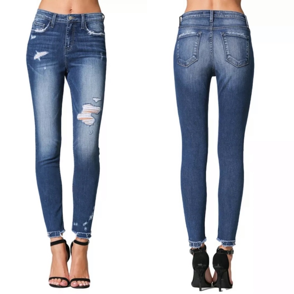 NWT Flying Monkey Jeans Arsenal Distressed Skinny